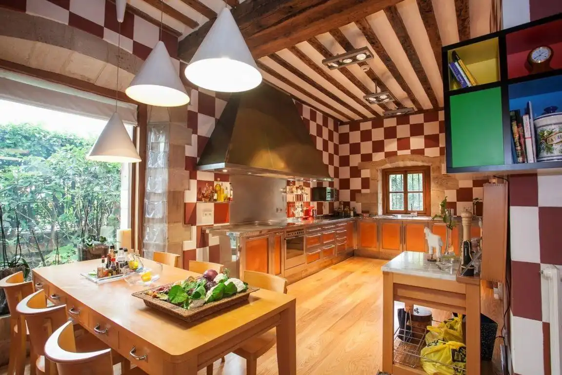 Cocina de Casa o chalet en venta en Mazcuerras con Jardín privado y Piscina