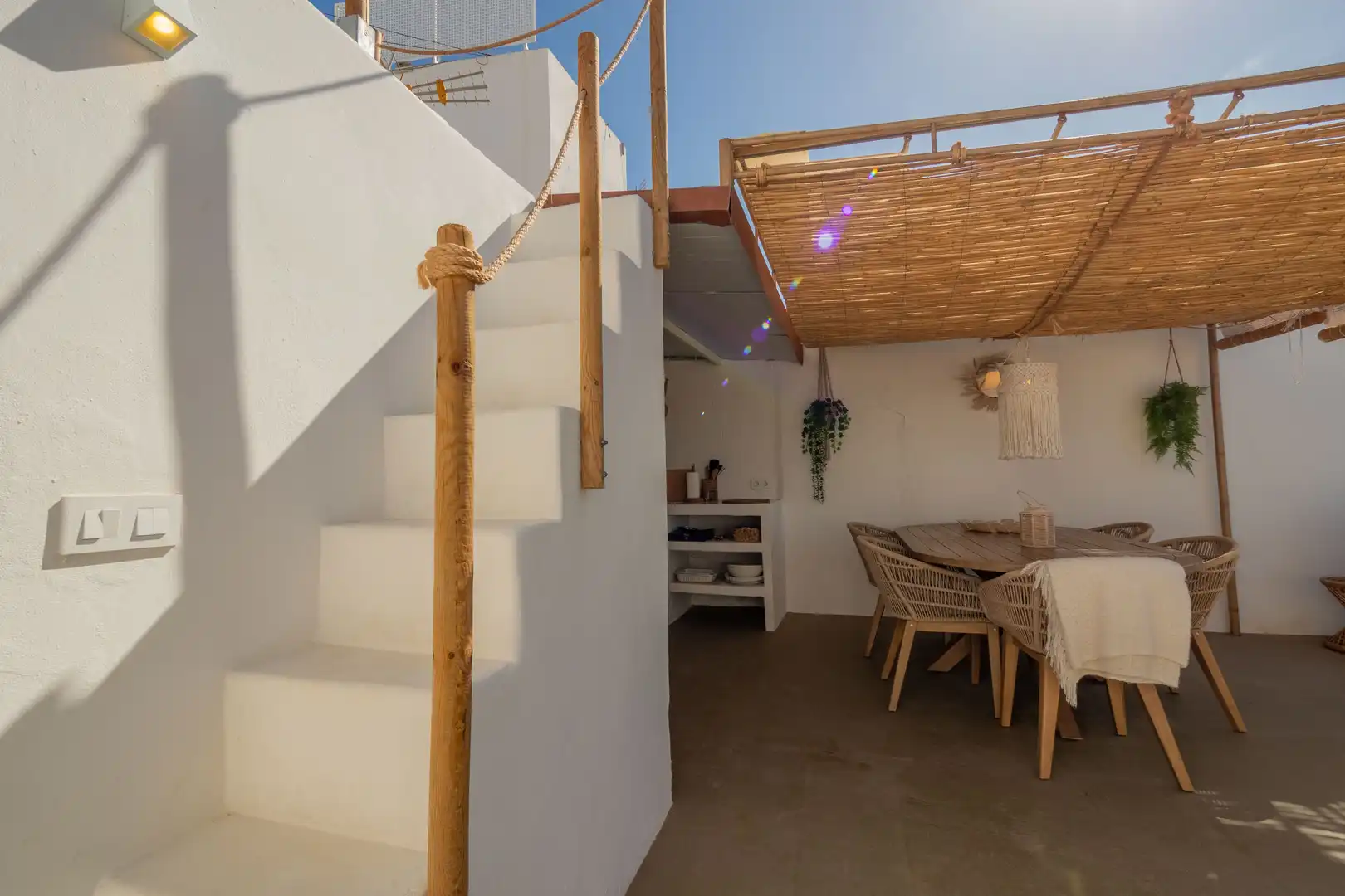 Terraza de Dúplex de alquiler en Mogán con Aire acondicionado, Terraza y Amueblado
