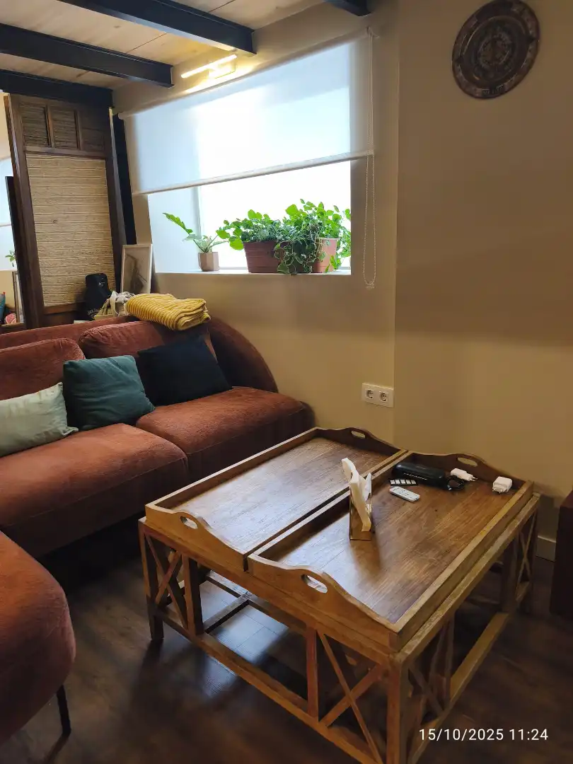 Wohnzimmer von Geschaftsraum zum Verkauf in Bormujos mit Klimaanlage, Parkett und Möbliert