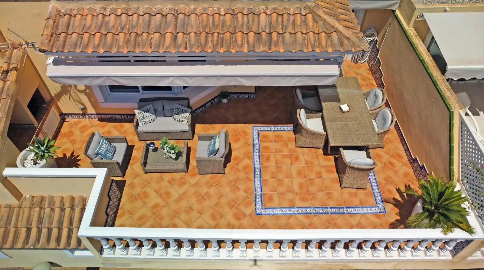 Terrace of Detached homes for rent in La Manga del Mar Menor  with Air Conditioner, Heating and Terrace