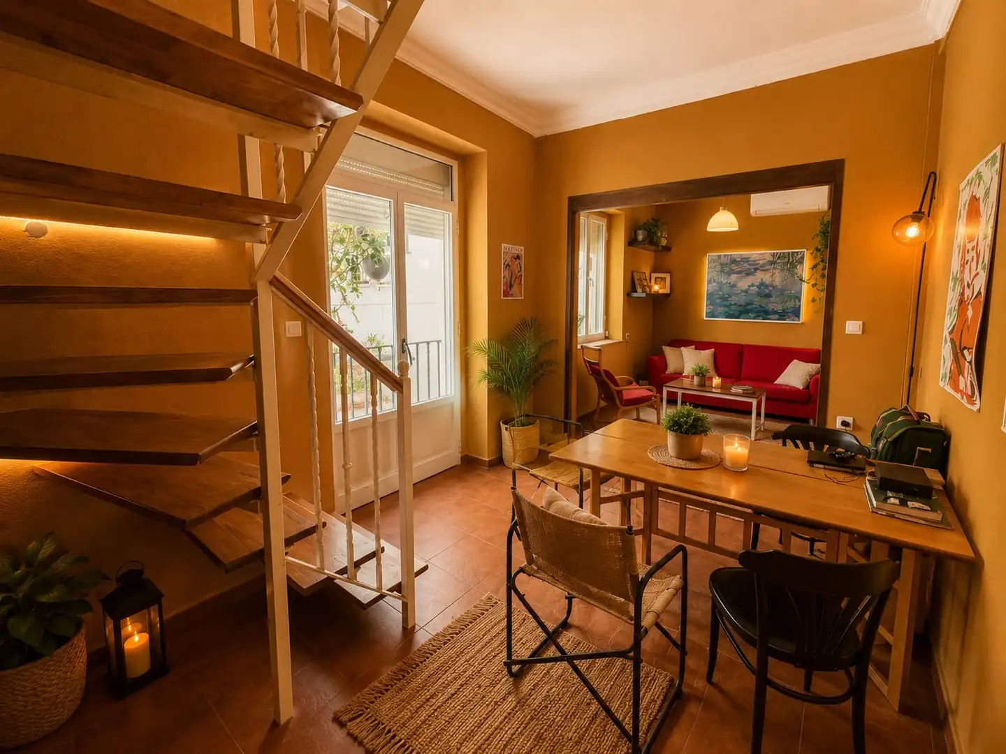 Sala de estar de Dúplex en venta en Sevilla con Aire acondicionado, Terraza y Balcón