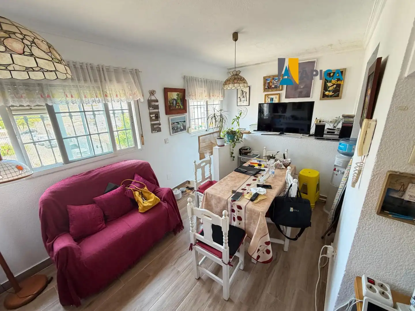 Wohnzimmer von Einfamilien-Reihenhaus zum Verkauf in Algeciras mit Terrasse