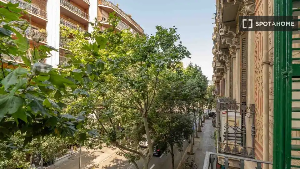 Exterior view of Flat for rent in Barcelona  with Air Conditioner, Heating and Furnished