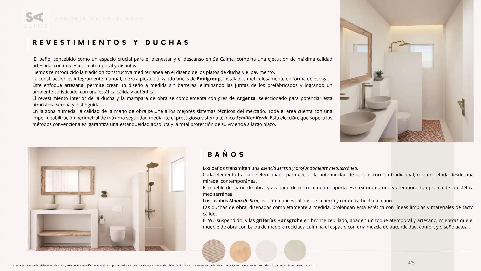 Bany de Apartament en venda en Palafrugell amb Terrassa