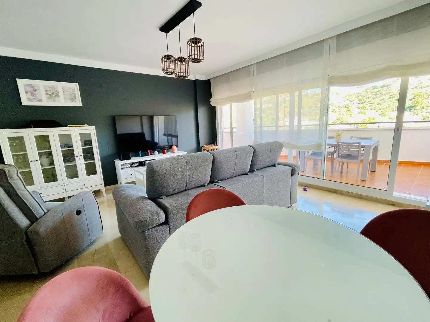 Sala de estar de Piso en venta en Torrox con Terraza, Trastero y Piscina