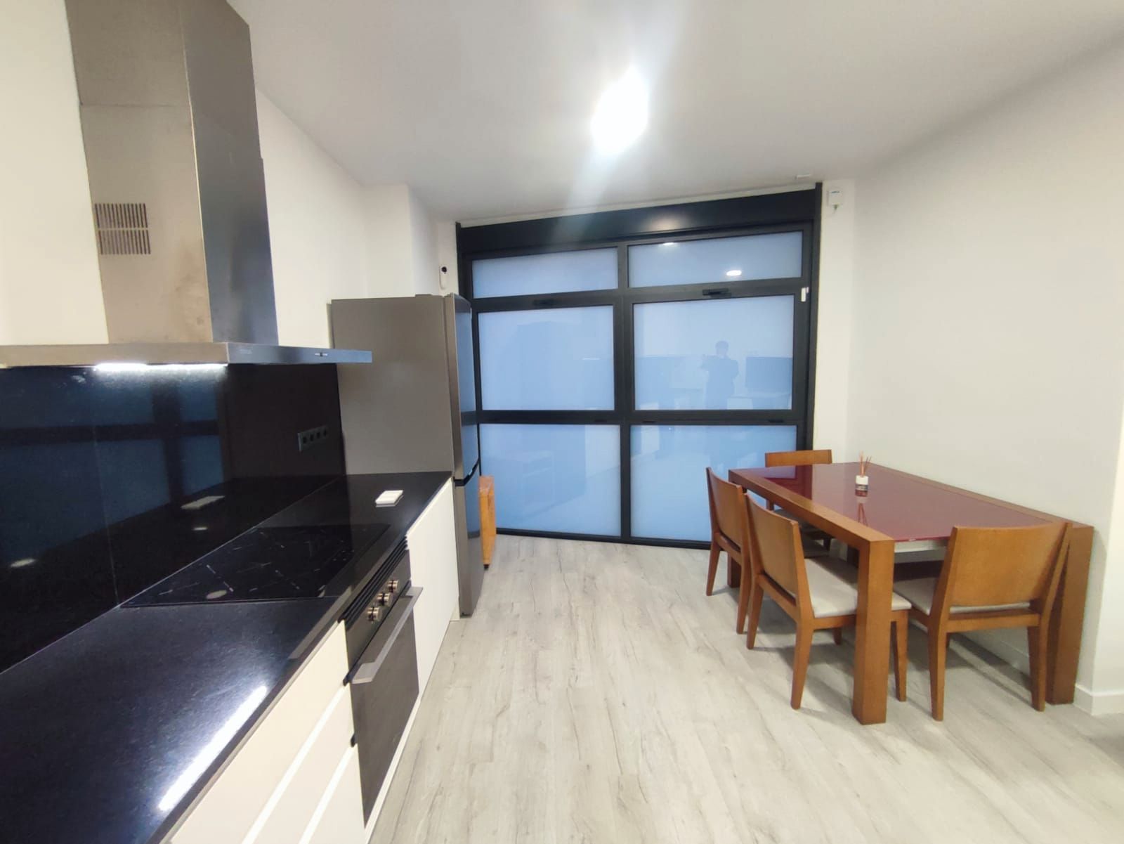 Kitchen of Study to rent in  Barcelona Capital  with Parquet flooring, Furnished and Oven