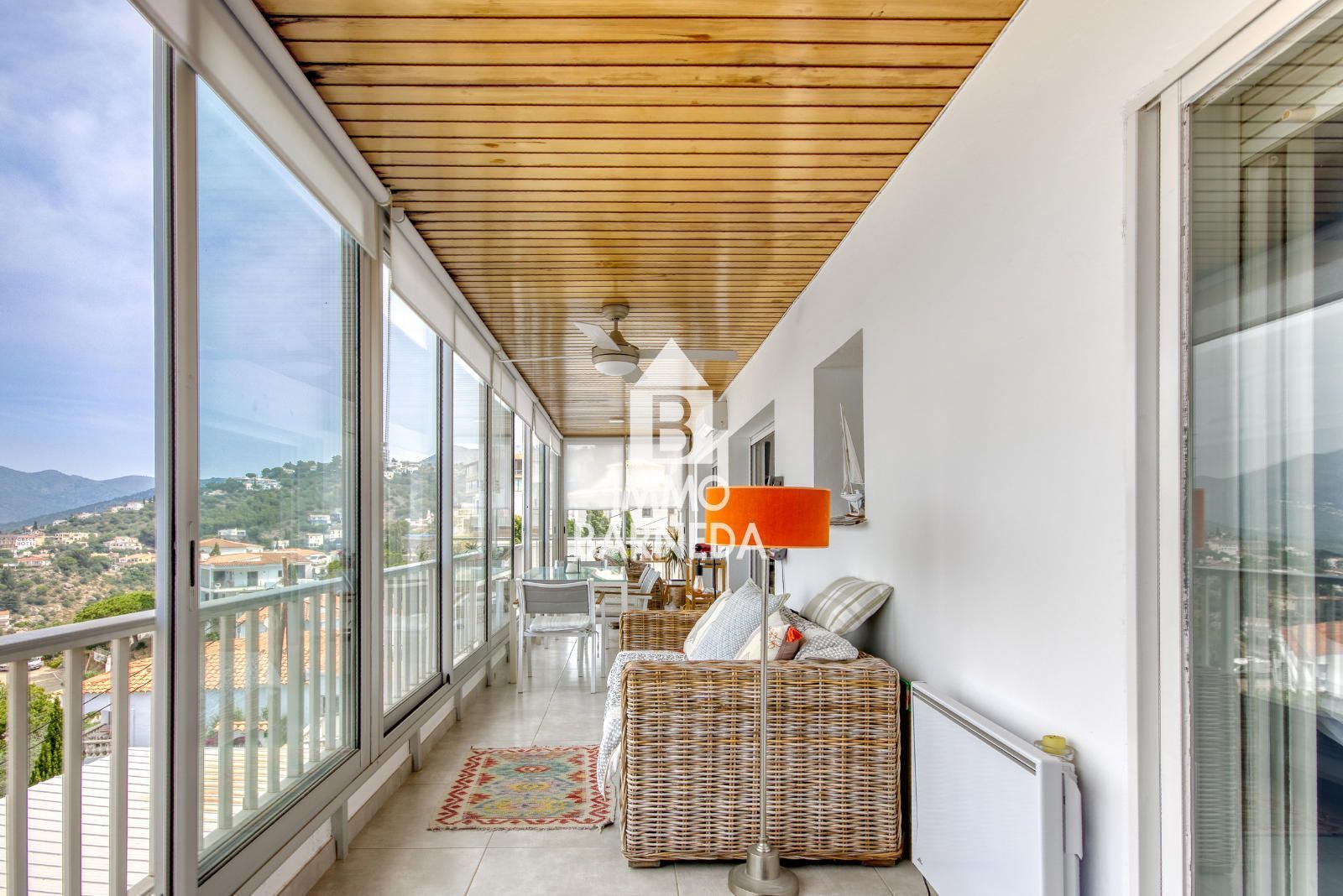 Balcony of Flat for sale in Roses  with Air Conditioner, Heating and Terrace