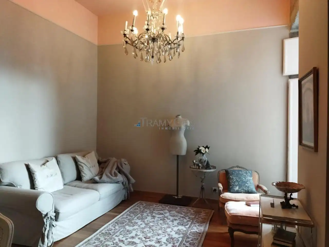 Sala de estar de Apartamento de alquiler en Mondariz-Balneario con Calefacción y Amueblado