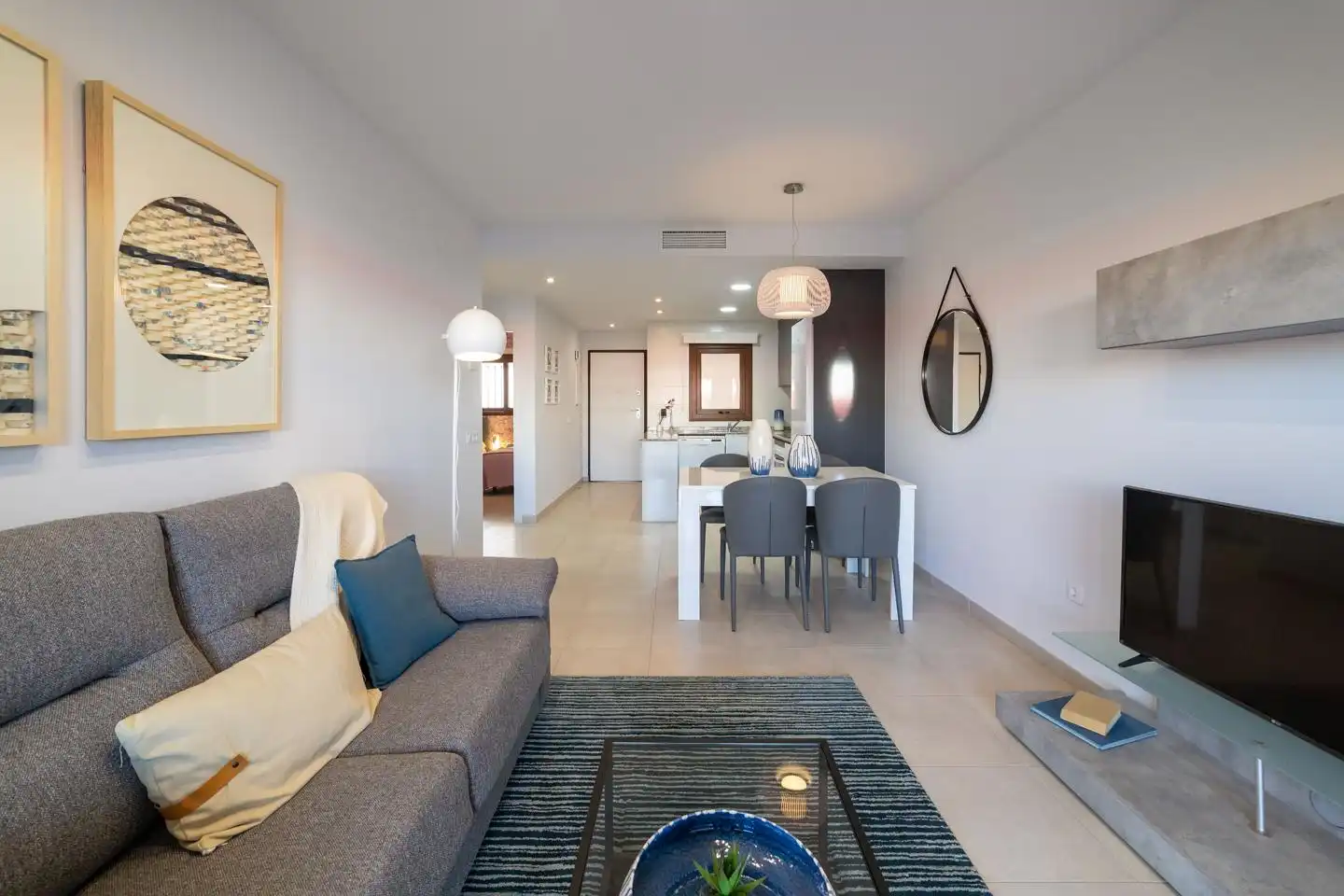 Sala d'estar de Casa o xalet en venda en Pulpí amb Aire condicionat, Terrassa i Piscina