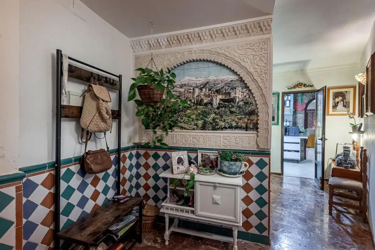 Cuina de Casa o xalet en venda en Granada amb Terrassa i Balcó