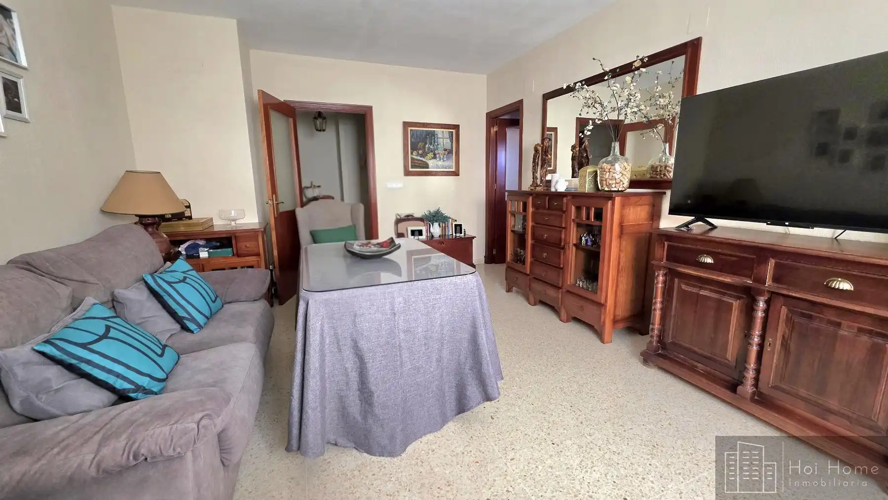 Sala de estar de Piso en venta en Jerez de la Frontera con Trastero y Piscina comunitaria