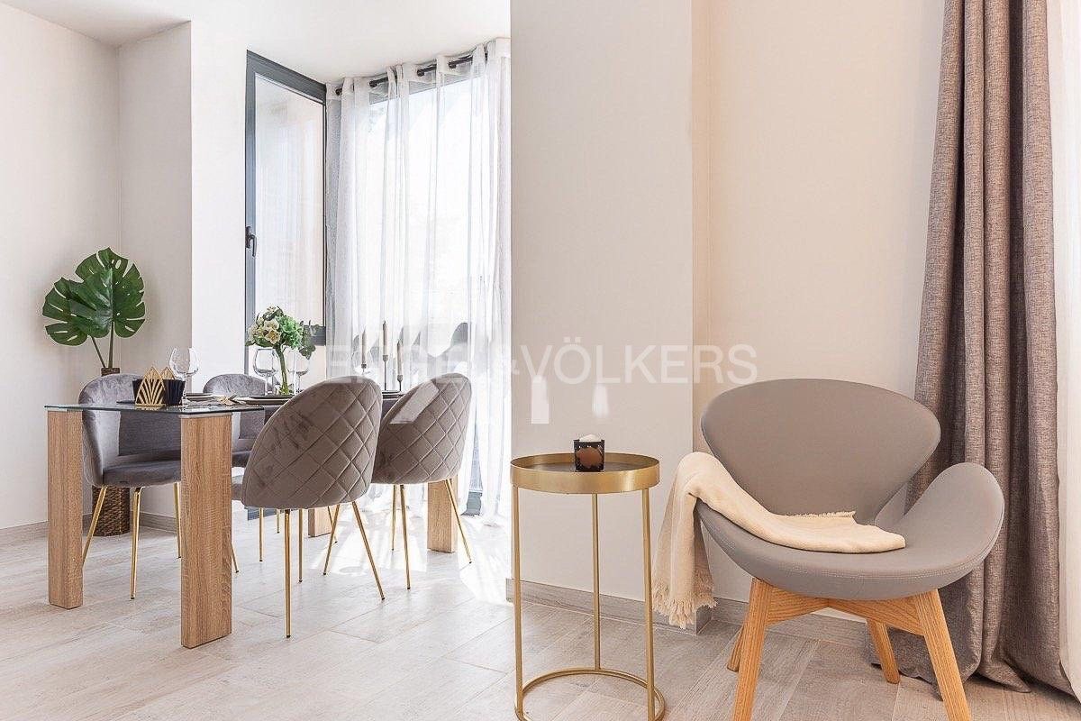 Living room of Apartment for sale in  Madrid Capital  with Heating and Swimming Pool
