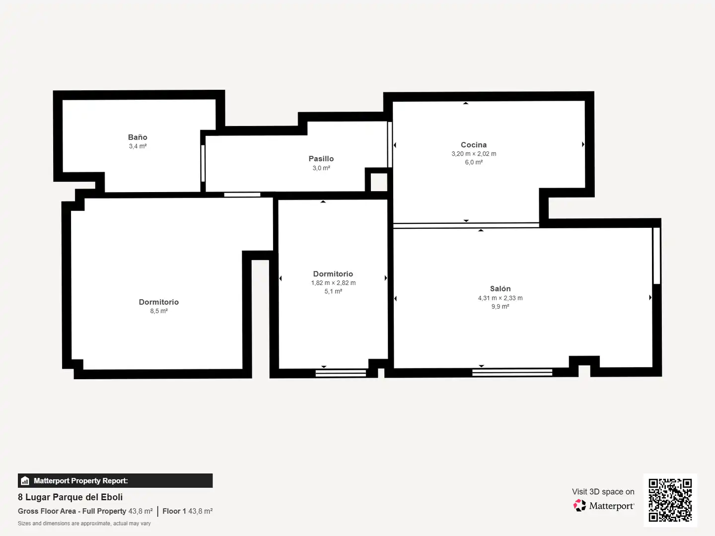 Flat for sale in Pinto  with Air Conditioner and Heating