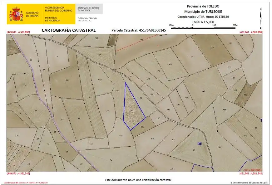 Terreno en venta en Turleque