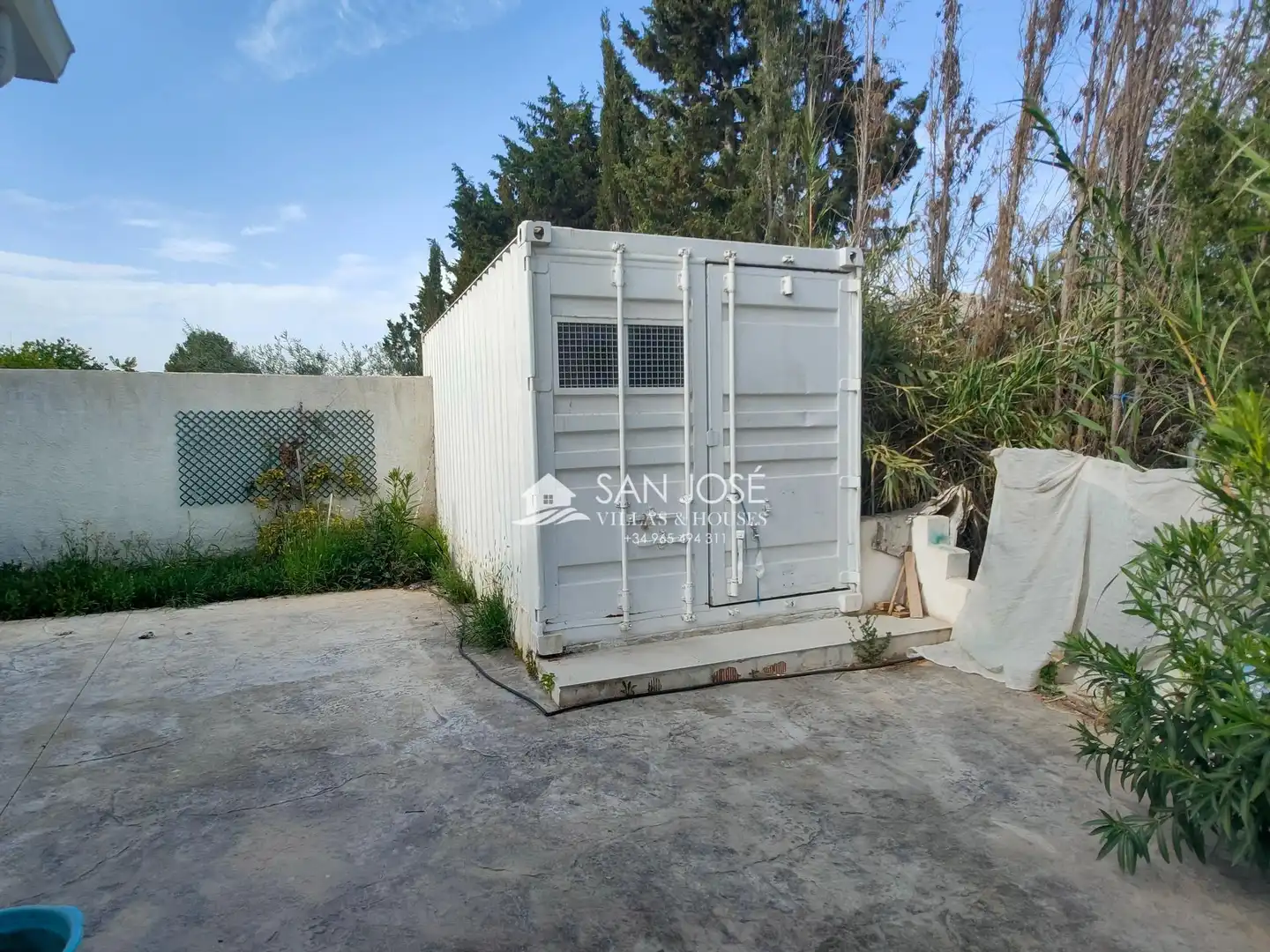 Vista exterior de Casa o chalet en venta en Aspe con Jardín privado, Trastero y Amueblado