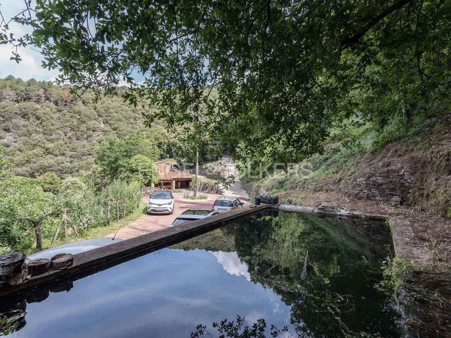 Vista exterior de Finca rústica en venta en Fogars de Montclús con Calefacción, Jardín privado y Trastero