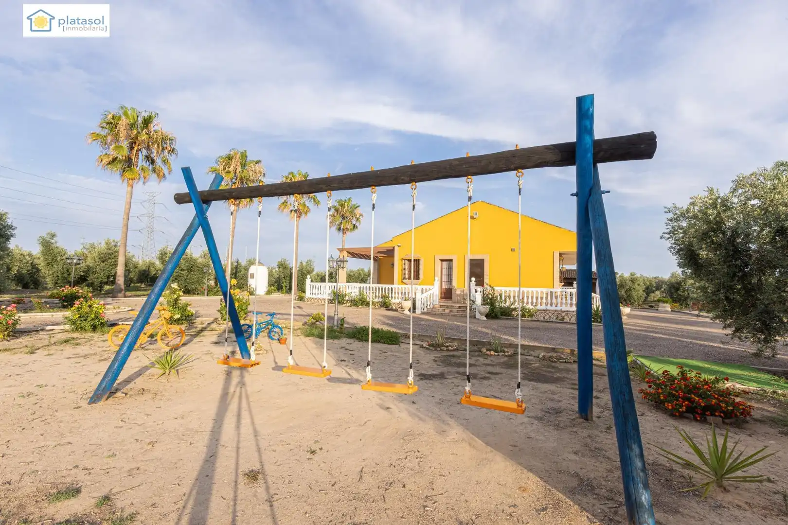 Vista exterior de Finca rústica en venta en Chucena con Aire acondicionado, Calefacción y Jardín privado