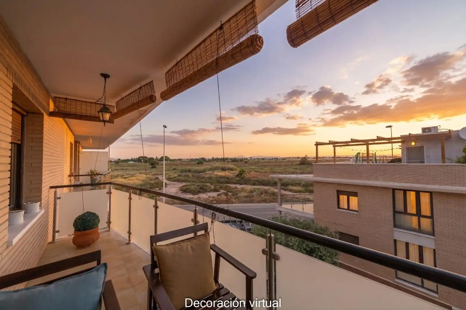 Terrace of Flat for sale in San Javier  with Air Conditioner, Terrace and Storage room