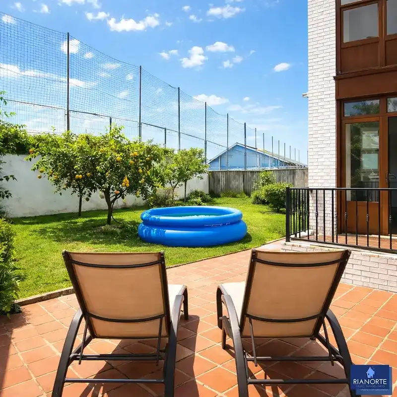 Swimming pool of Flat for sale in Gozón  with Heating, Private garden and Terrace