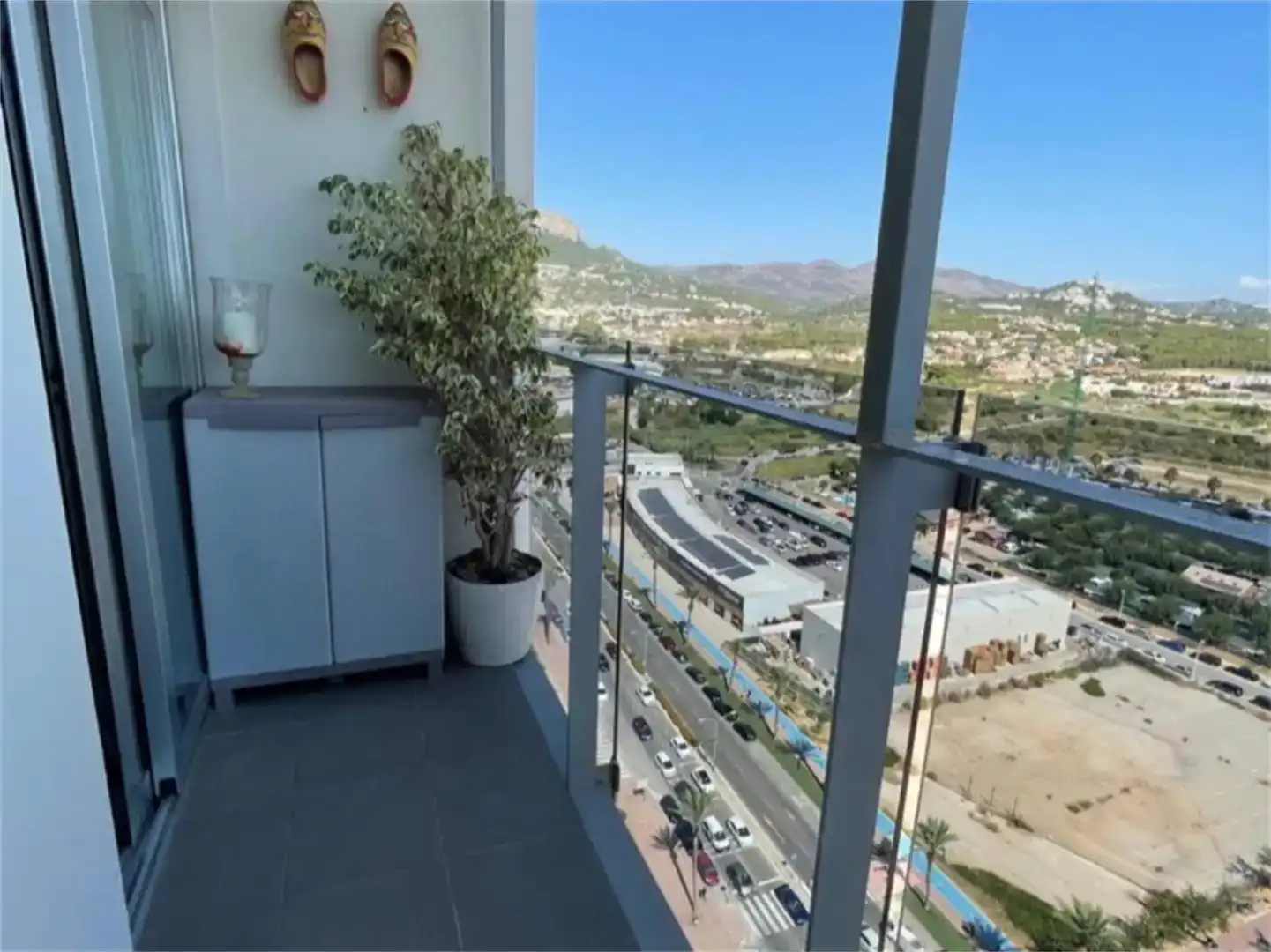 Terrassa de Apartament en venda en Calpe / Calp amb Aire condicionat, Piscina i Balcó