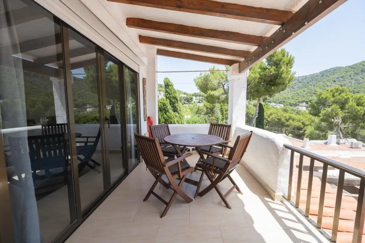 Terrassa de Pis en venda en Santa Eulària des Riu amb Aire condicionat, Calefacció i Jardí privat