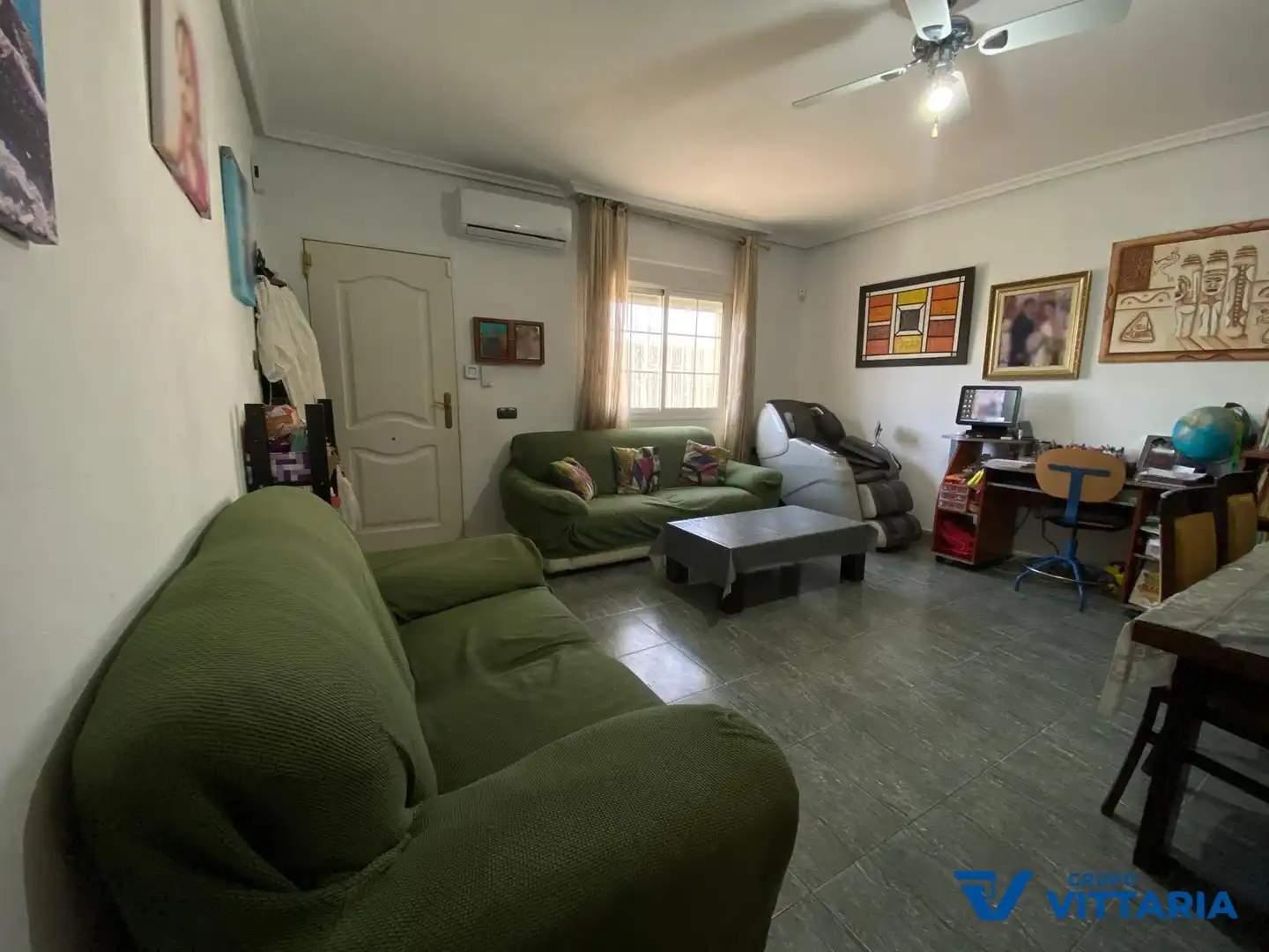 Sala de estar de Finca rústica en venta en  Almería Capital con Aire acondicionado, Jardín privado y Amueblado