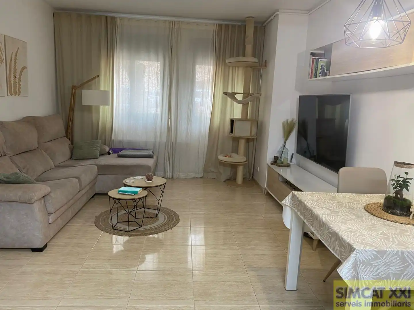 Living room of Flat for sale in Navata  with Heating, Storage room and Community pool