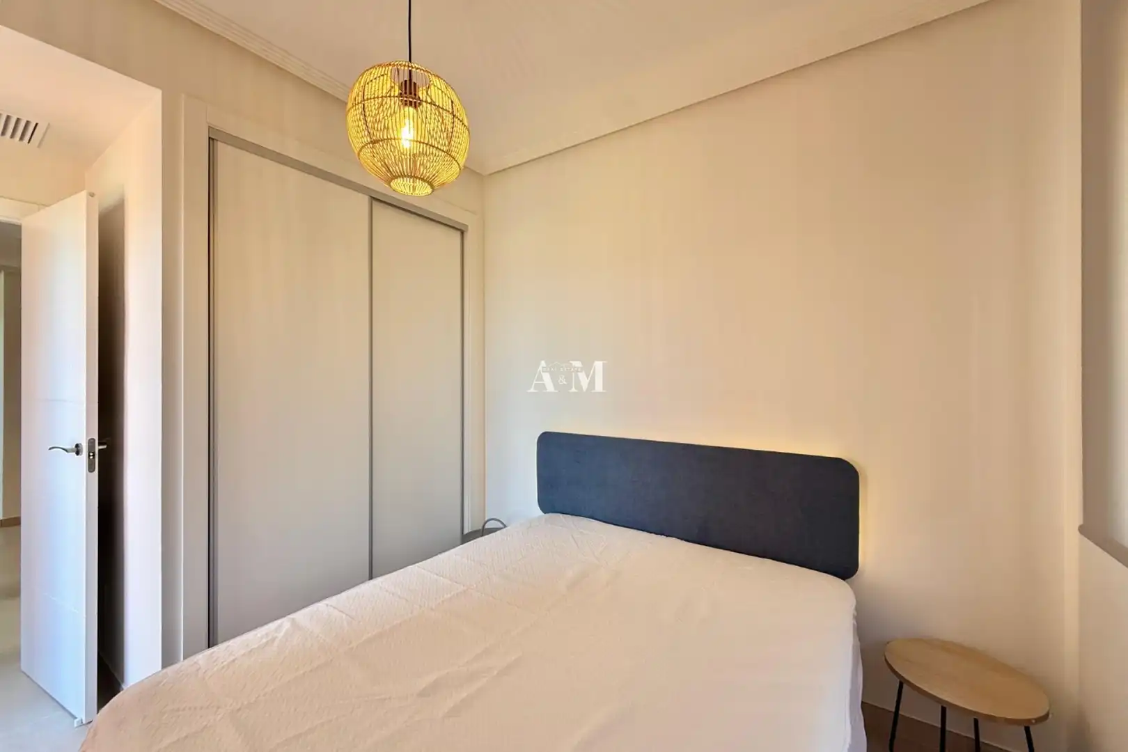 Bedroom of Flat for rent in Los Alcázares  with Air Conditioner, Terrace and Swimming Pool