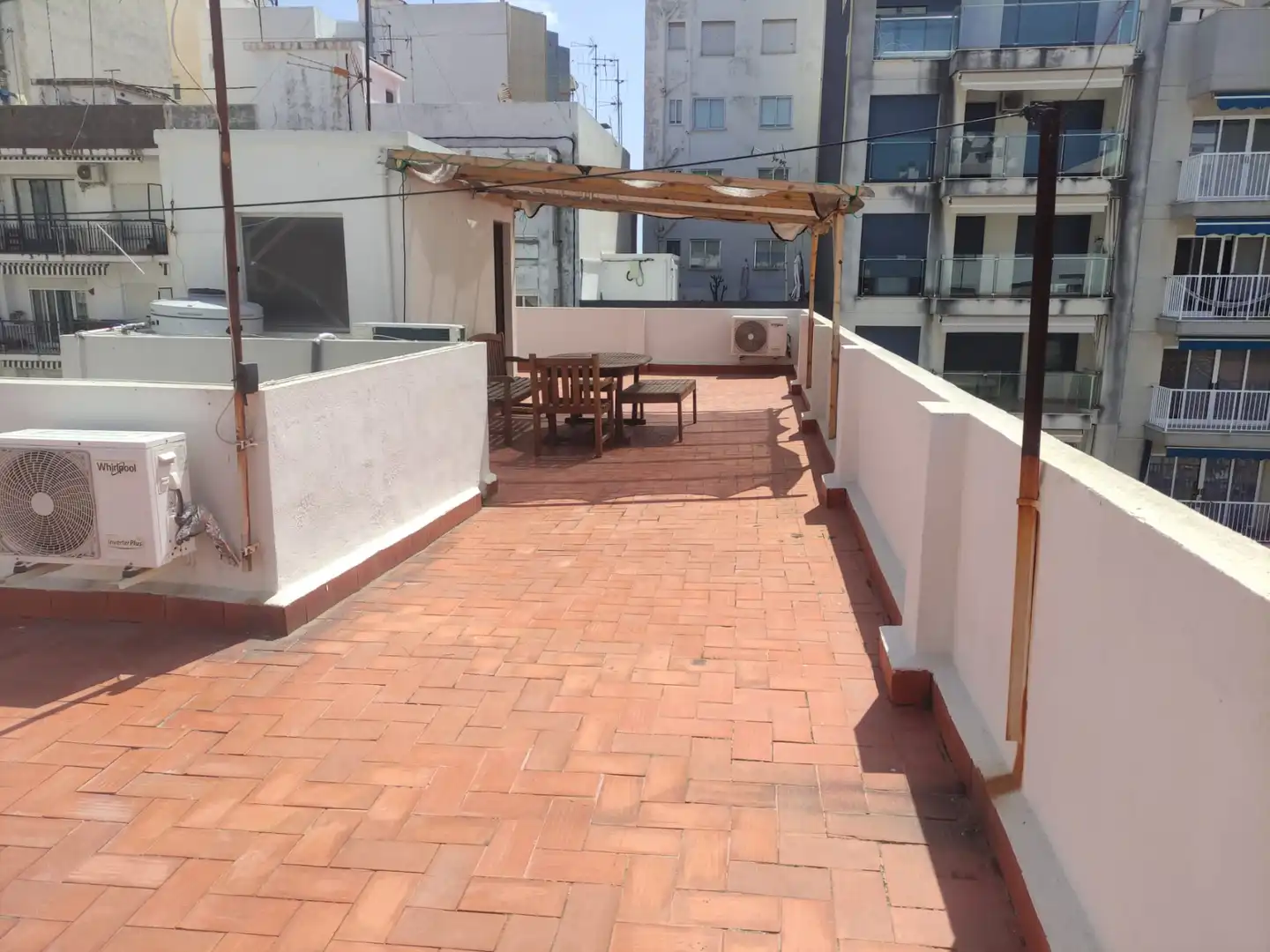Terrasse von Wohnung zum Verkauf in Burriana / Borriana mit Klimaanlage, Möbliert und Ofen