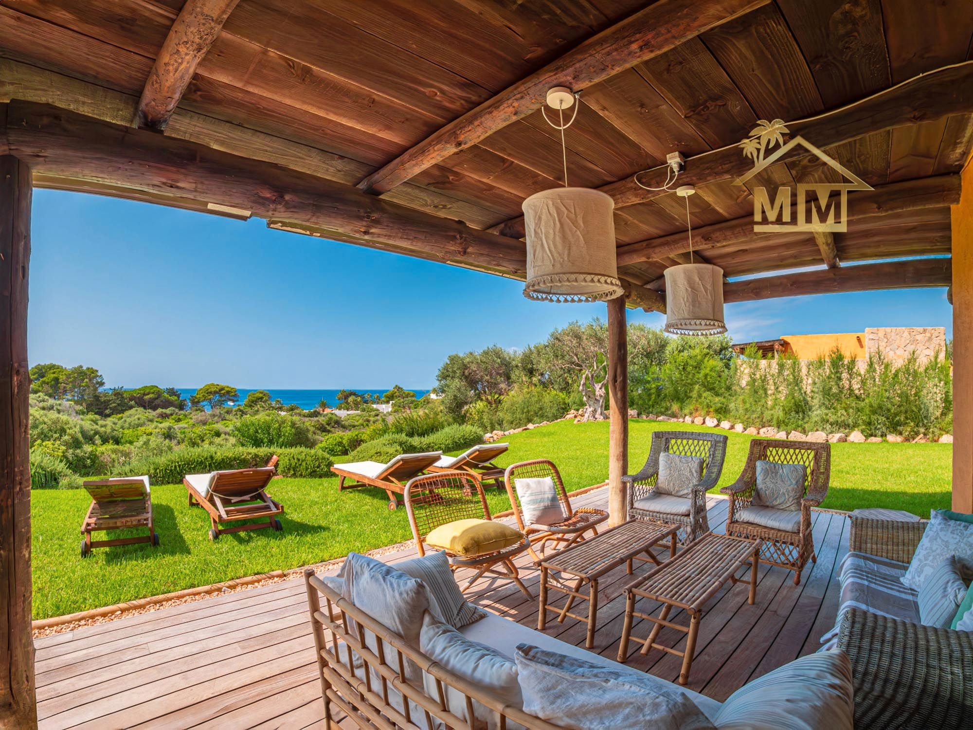 Terrace of House or chalet for sale in Sant Lluís  with Air Conditioner, Heating and Private garden