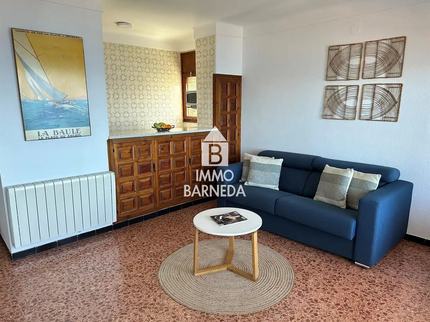 Sala de estar de Piso en venta en Roses con Terraza y Amueblado