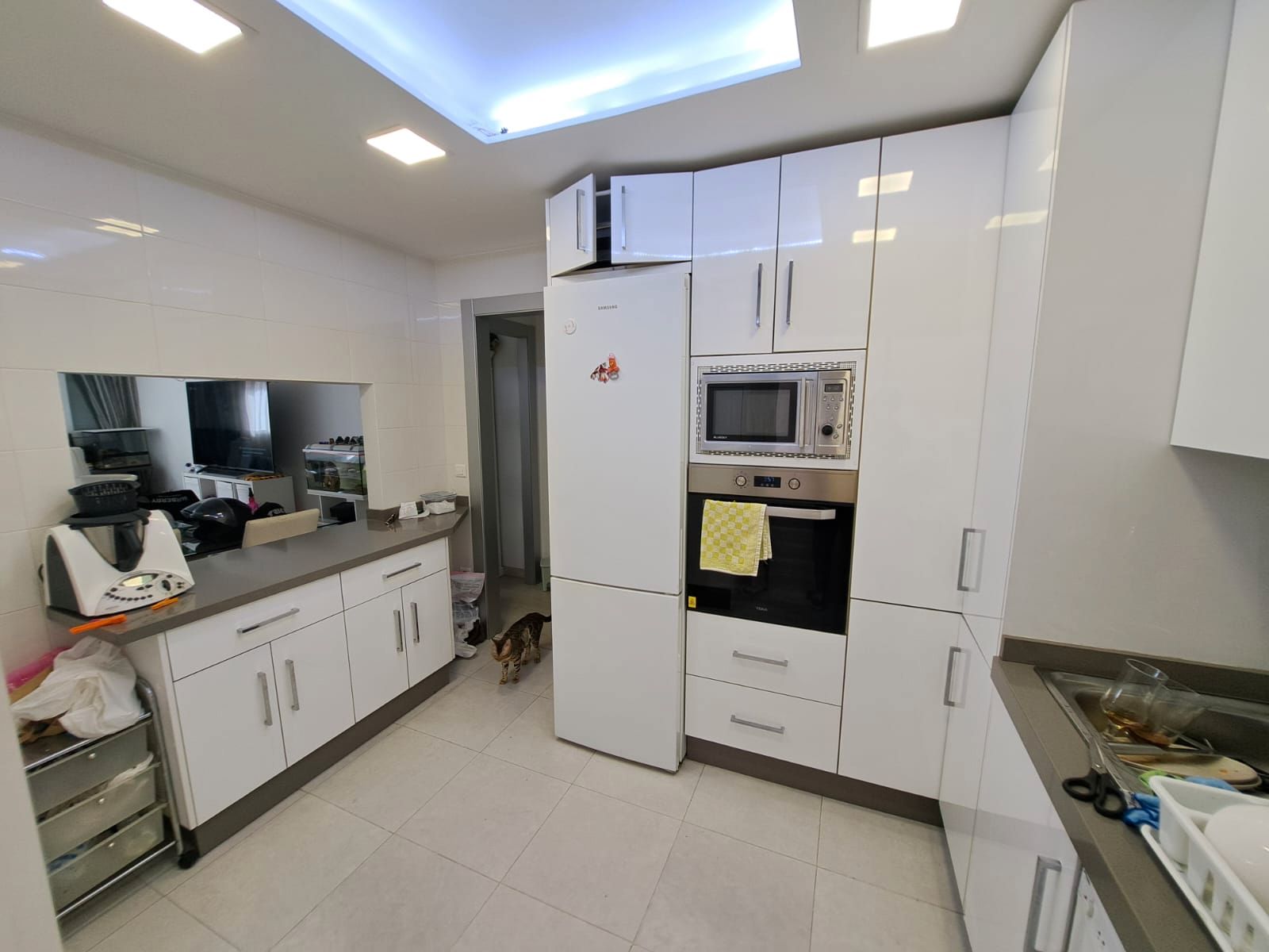 Kitchen of Flat for sale in Málaga Capital  with Air Conditioner and Furnished