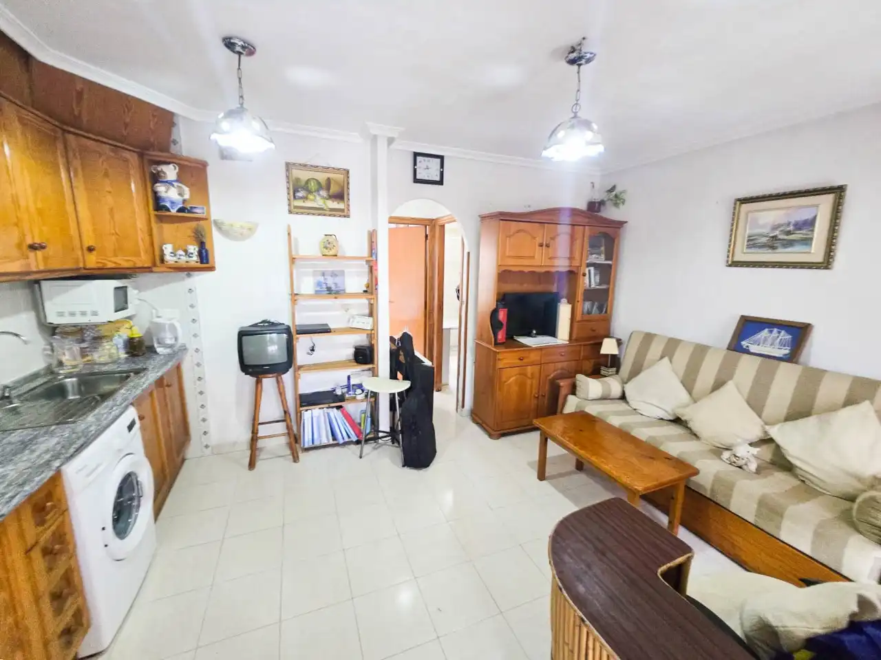 Living room of Houses for sale in Torrevieja  with Heating, Terrace and Furnished
