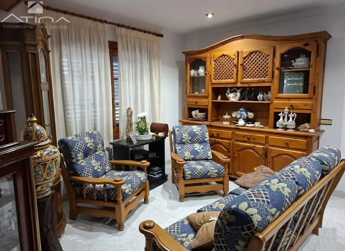 Sala de estar de Casa o chalet en venta en Gandia con Aire acondicionado, Jardín privado y Terraza