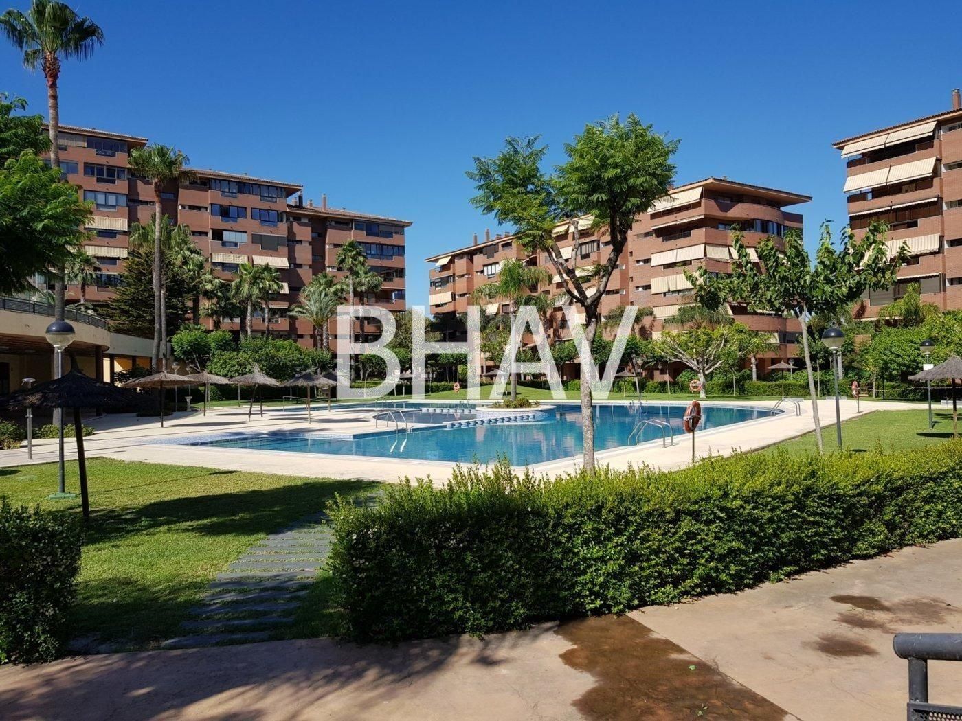 Garden of Flat to rent in Alicante / Alacant  with Air Conditioner, Heating and Terrace