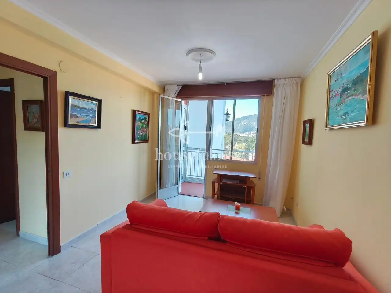 Living room of Flat for sale in Cabanas  with Heating, Terrace and Storage room