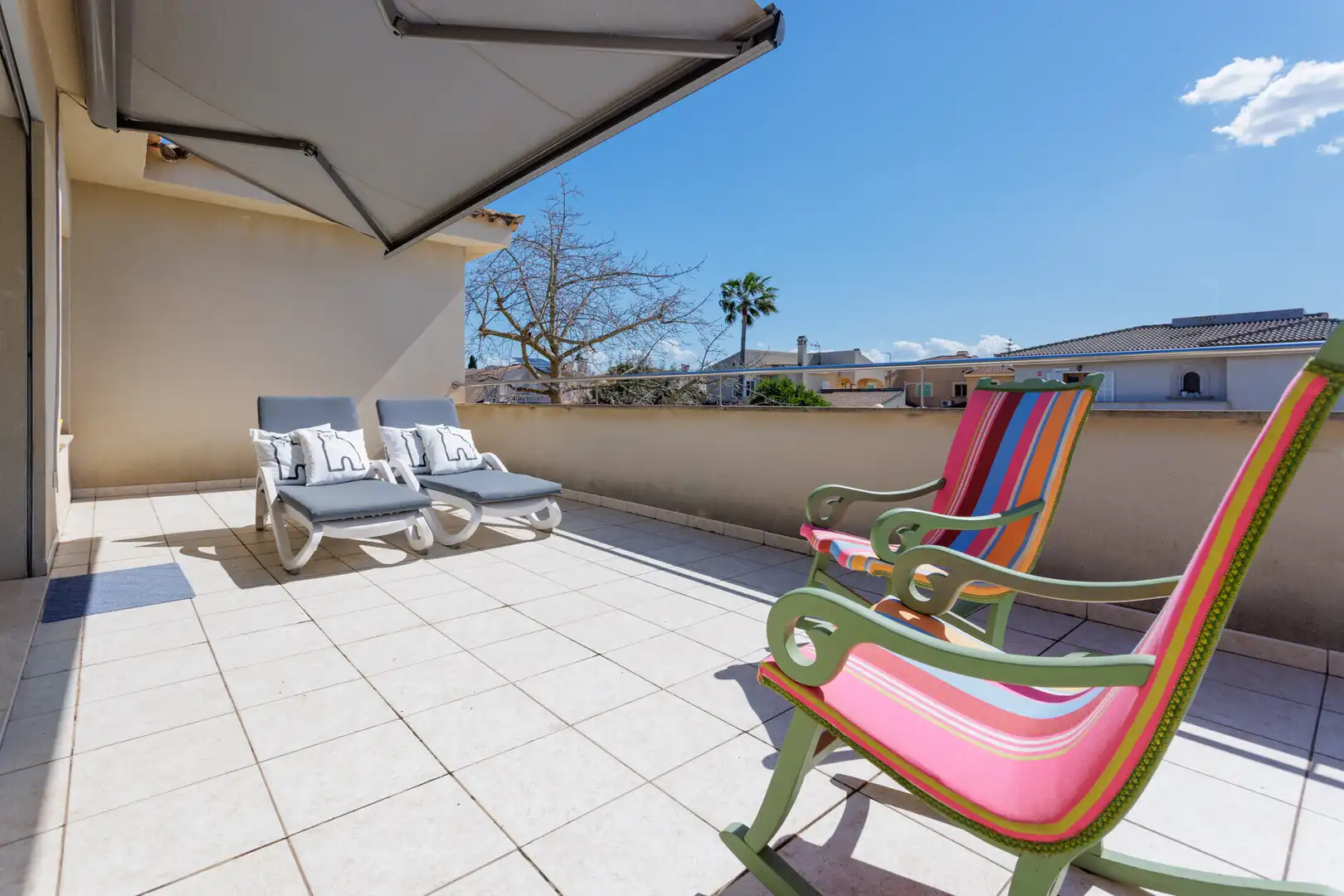 Terrassa de Casa o xalet en venda en Marratxí amb Aire condicionat, Jardí privat i Terrassa