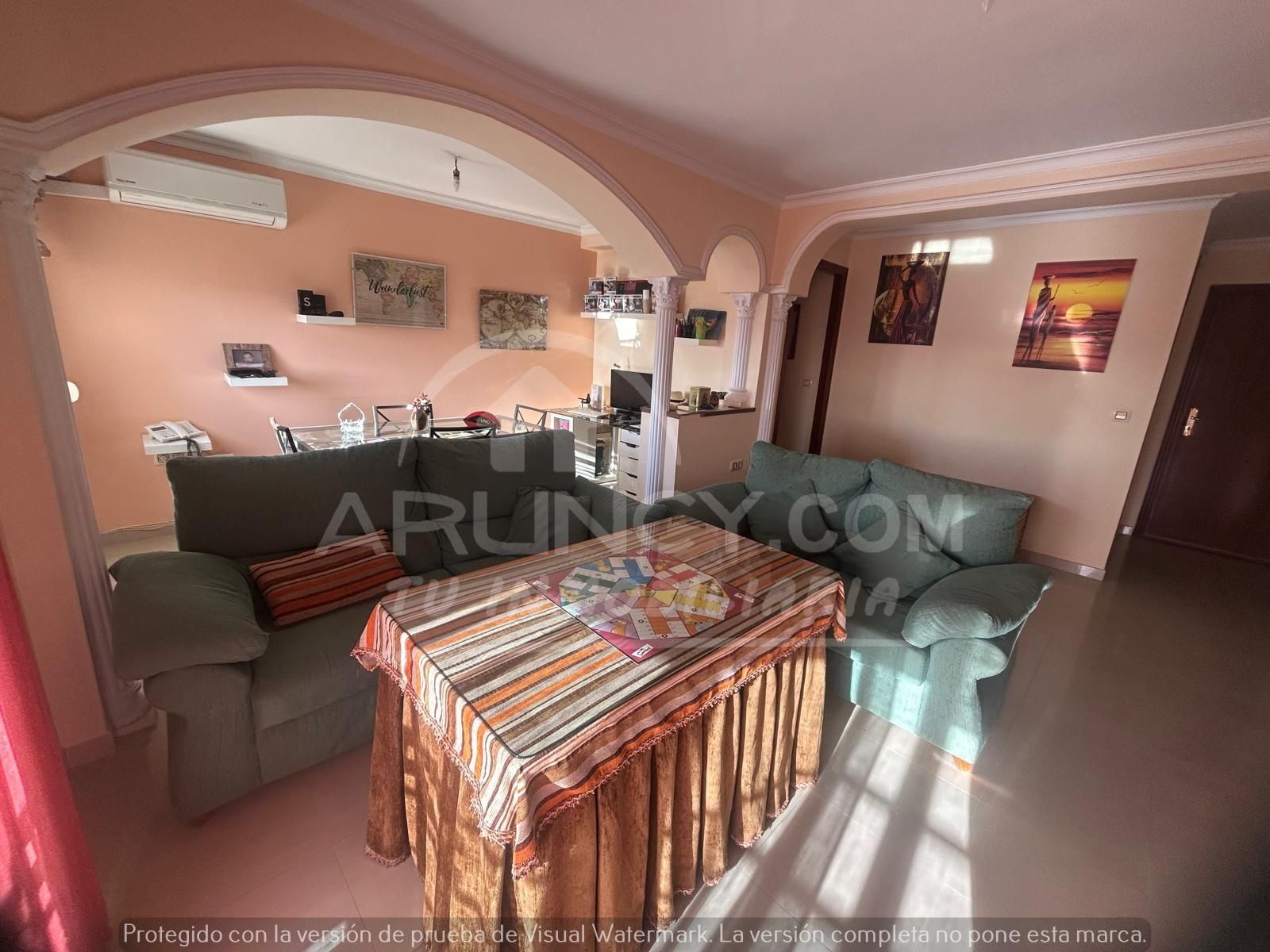 Living room of Flat to rent in Alcalá de Guadaira  with Terrace, Furnished and Balcony