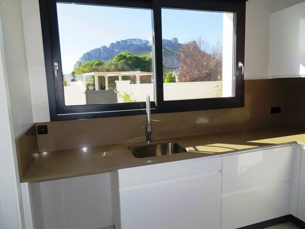 Cocina de Casa o chalet en venta en Els Poblets con Aire acondicionado, Calefacción y Jardín privado