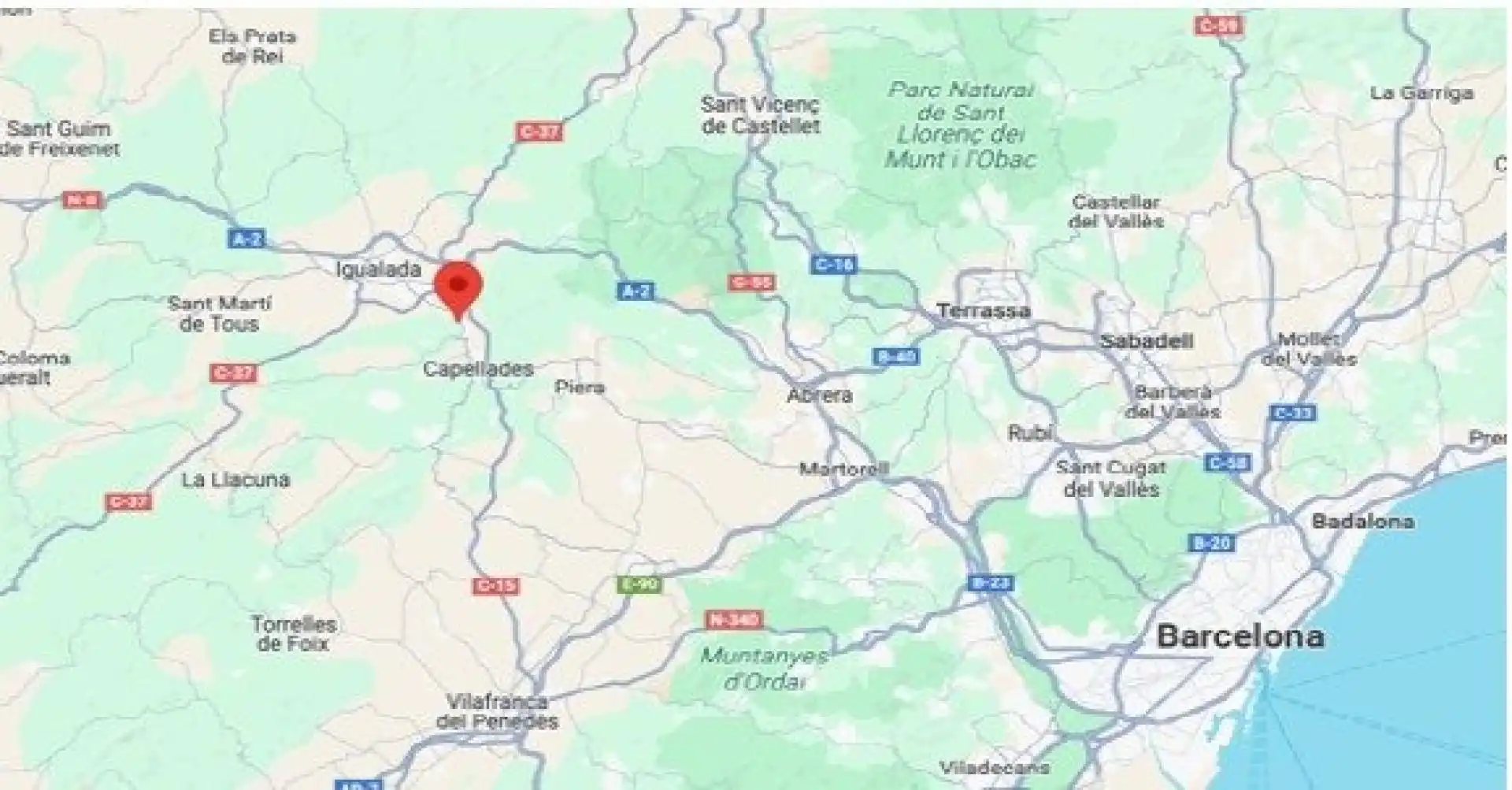 Finca rústica en venta en La Pobla de Claramunt