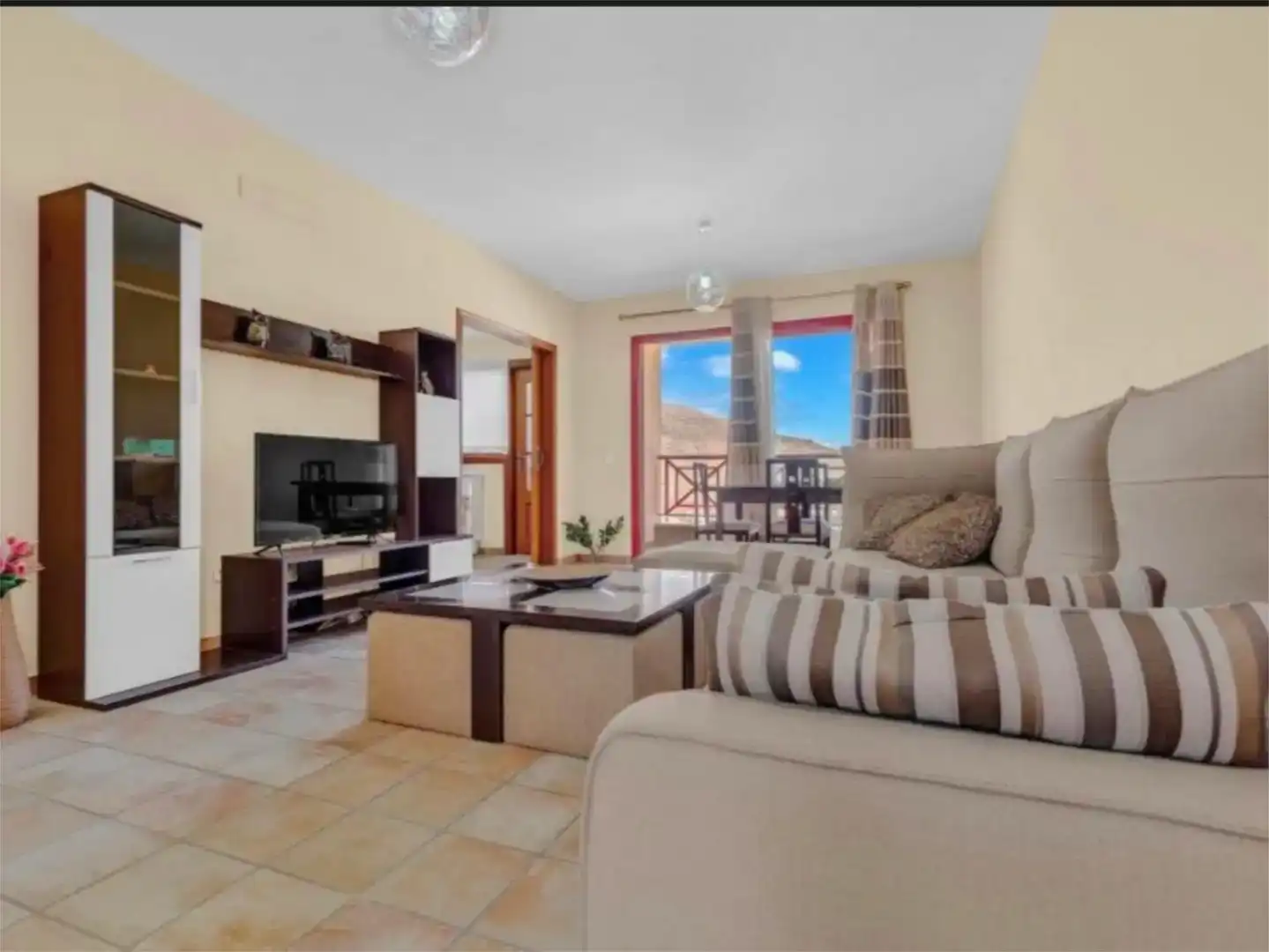 Living room of Flat for sale in Pájara  with Private garden, Swimming Pool and Furnished