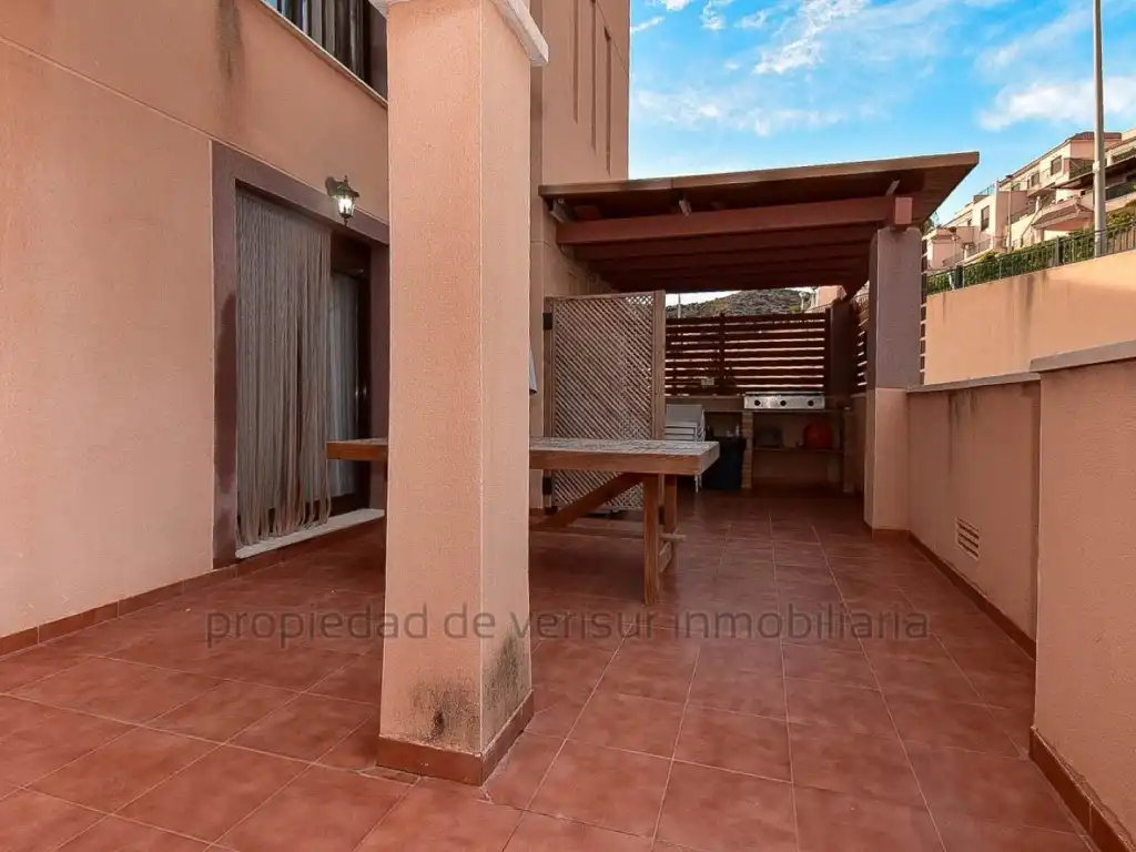 Terraza de Apartamento de alquiler en Águilas con Jardín privado, Terraza y Piscina