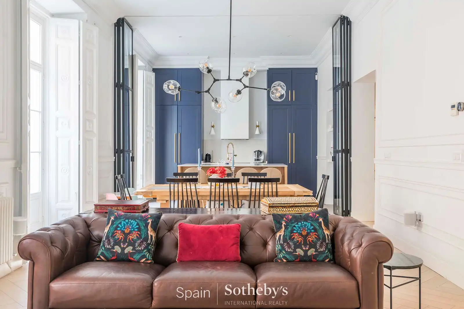 Sala d'estar de Apartament de lloguer en Madrid amb Aire condicionat, Calefacció i Terrassa