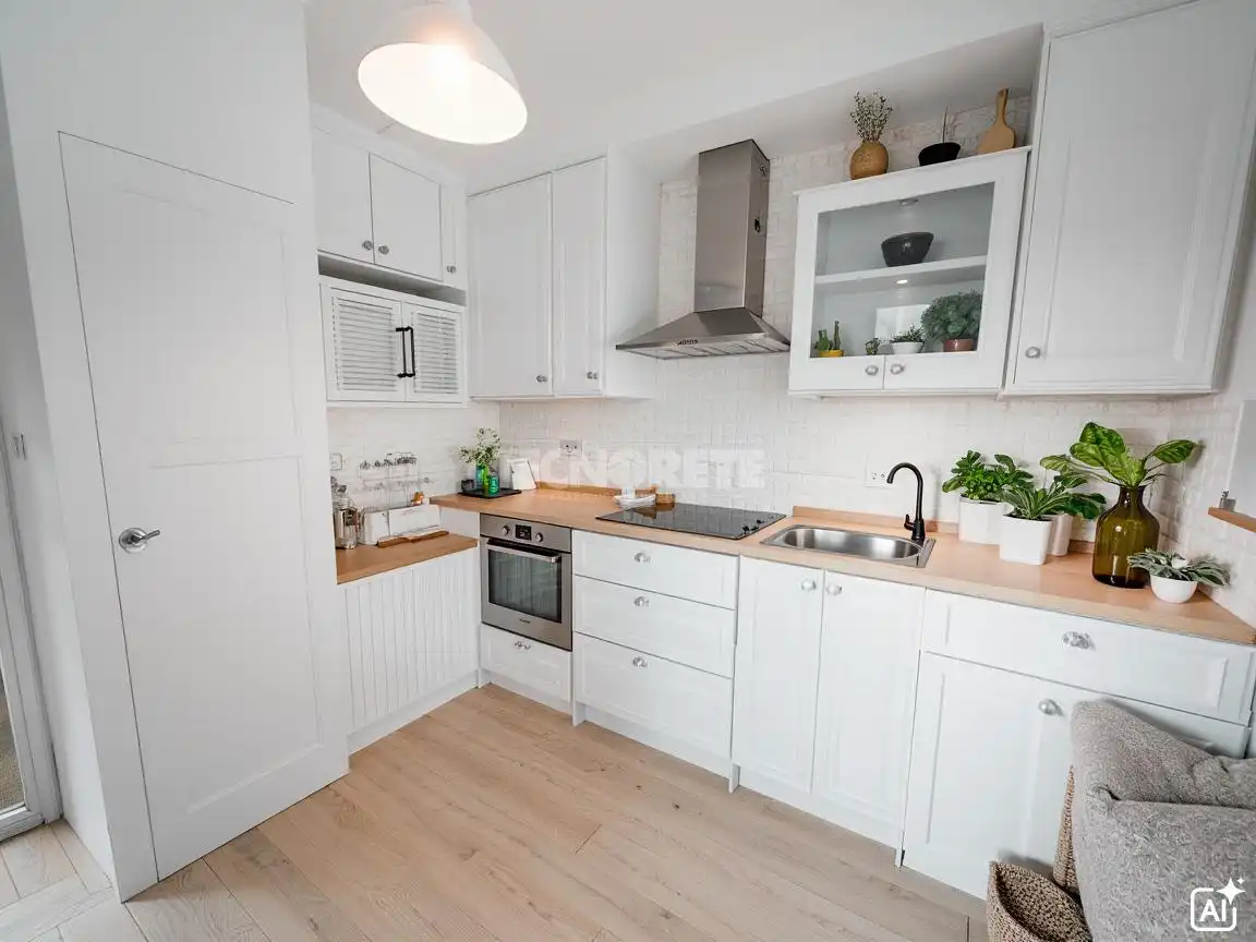 Cocina de Casa adosada en venta en Aldeanueva de Barbarroya con Aire acondicionado, Terraza y Amueblado