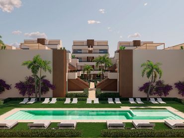 Penthouse with balcony for sale in Alhama Golf Resort