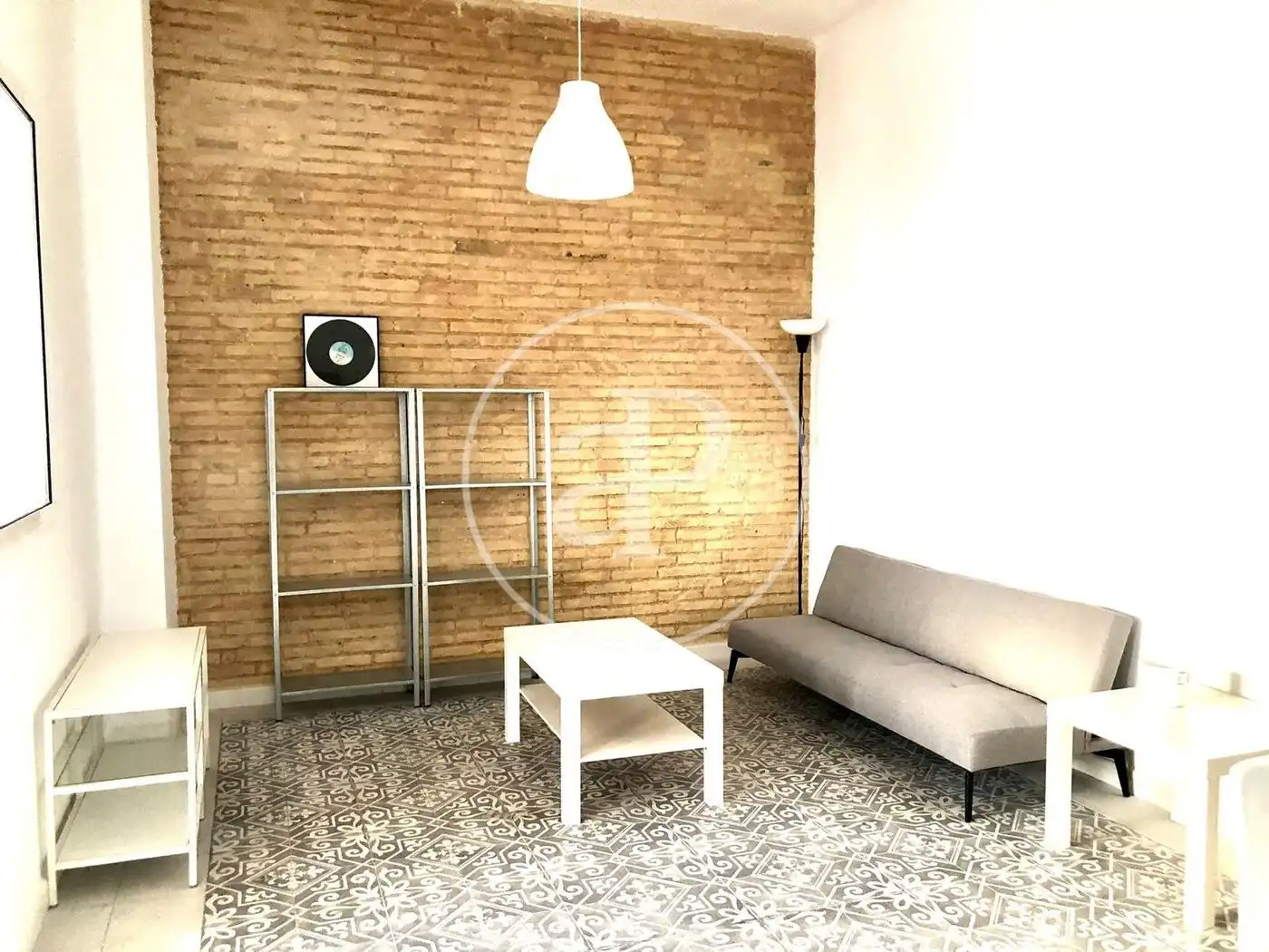 Wohnzimmer von Wohnung zur Miete in Valencia mit Klimaanlage, Heizung und Abstellraum