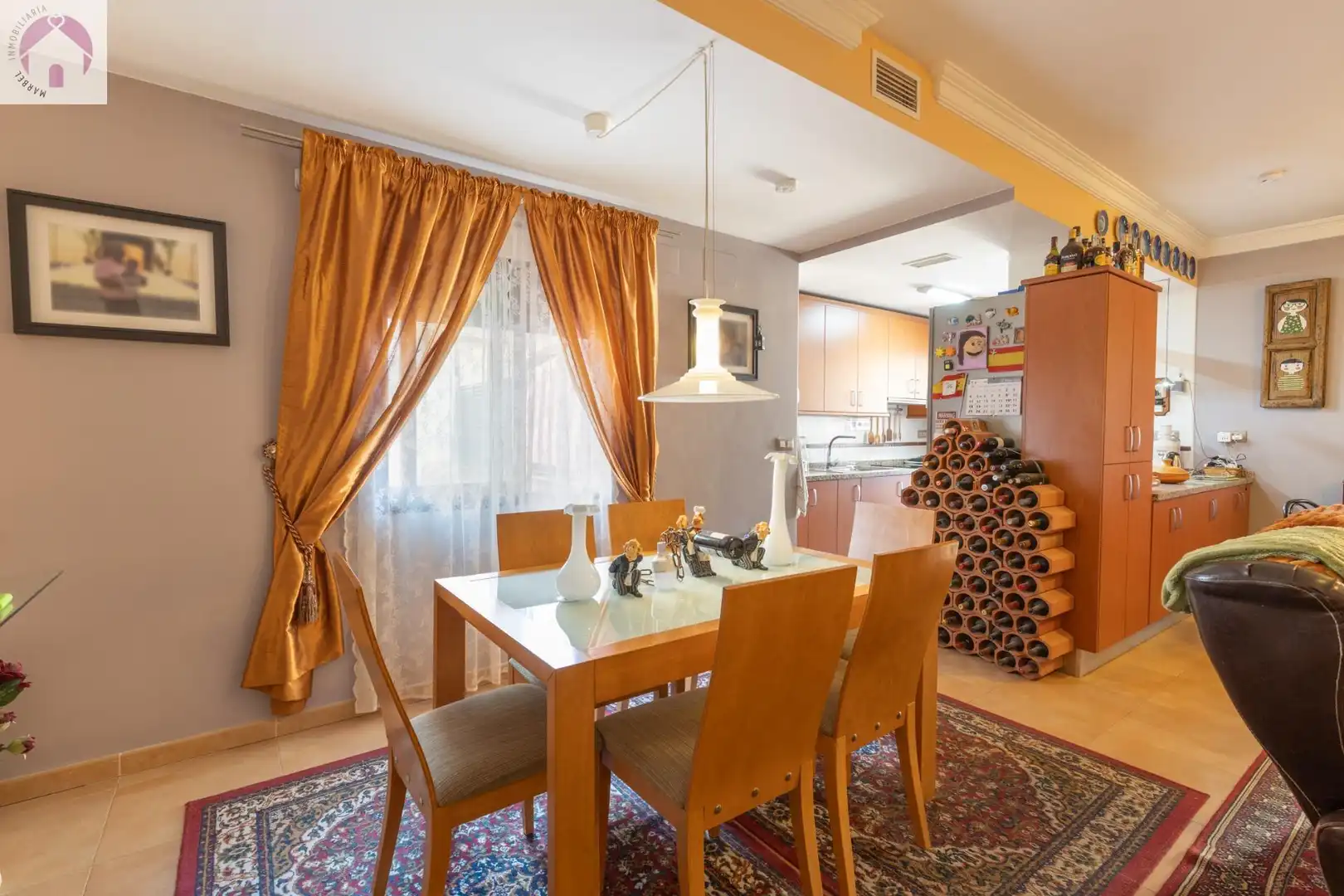 Dining room of Flat for sale in Güéjar Sierra  with Air Conditioner, Heating and Terrace
