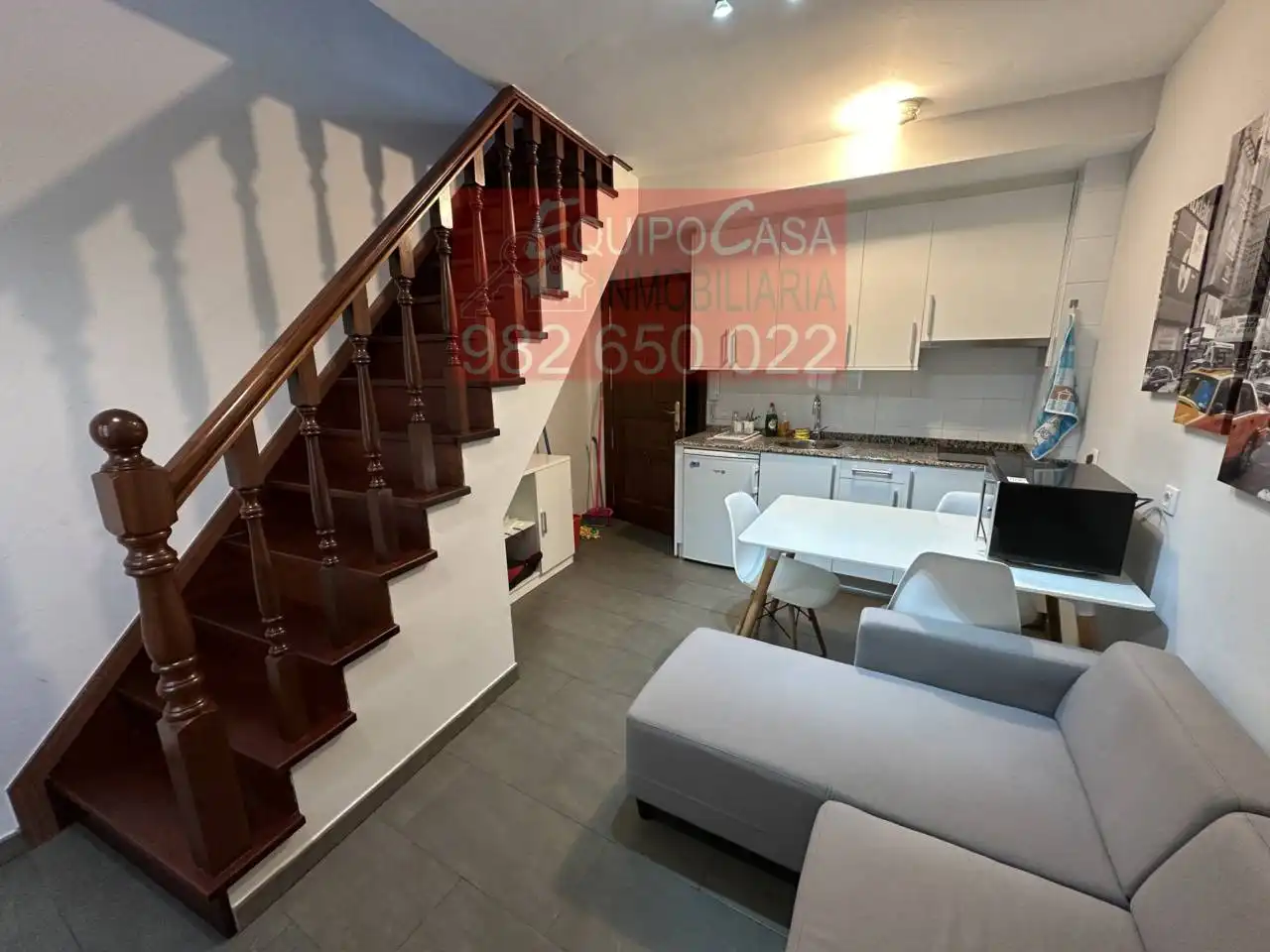 Casa adosada en venta en Lugo con Calefacción, Parquet y Amueblado