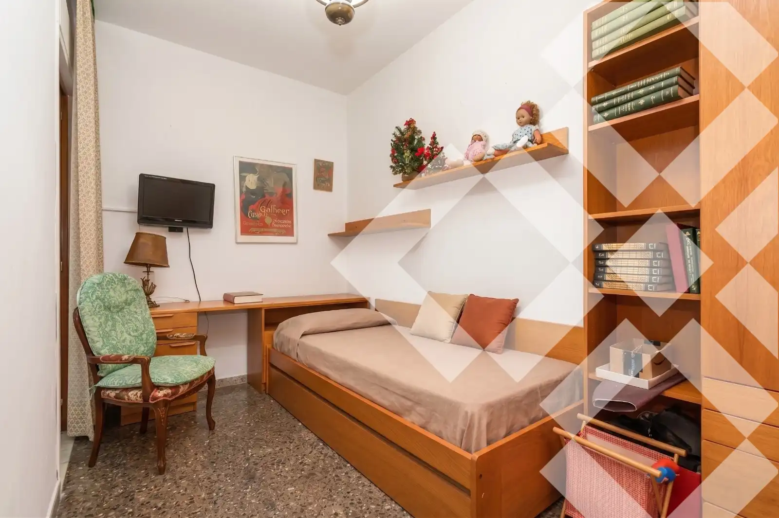Bedroom of Flat for sale in Barcelona  with Air Conditioner, Terrace and Oven