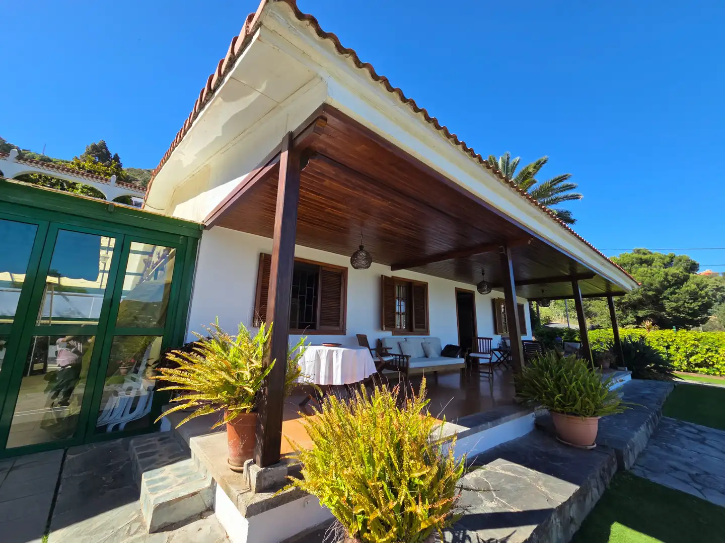 Terraza de Casa o chalet de alquiler en Santa Brígida con Calefacción, Jardín privado y Terraza